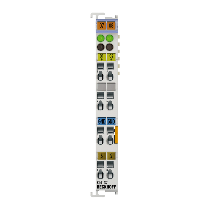 Beckhoff KL4132 Bus Terminal, 2-channel analog output, voltage, ±10 V, 16 bit, differential Turkey
