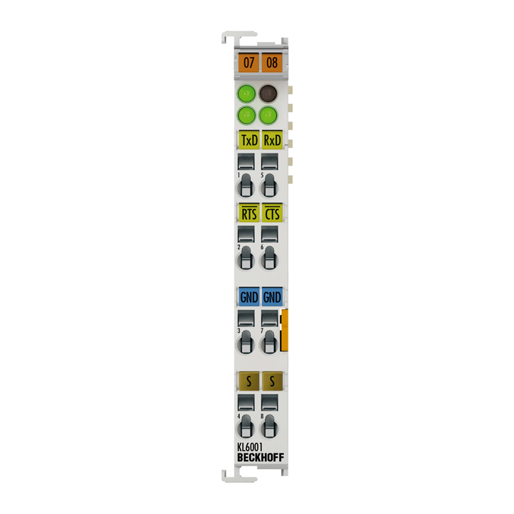 Beckhoff KL6001 Bus Terminal, 1-channel communication interface, serial, RS232 Turkey