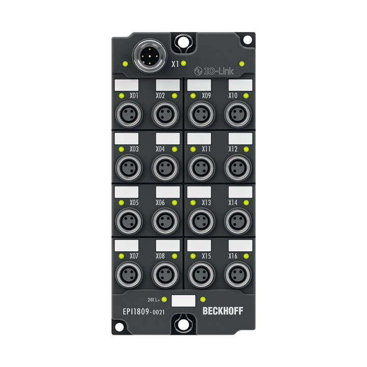Beckhoff EPI1809-0021 IO-Link box, 16-channel digital input, 24 V DC, 3 ms, M8 Turkey