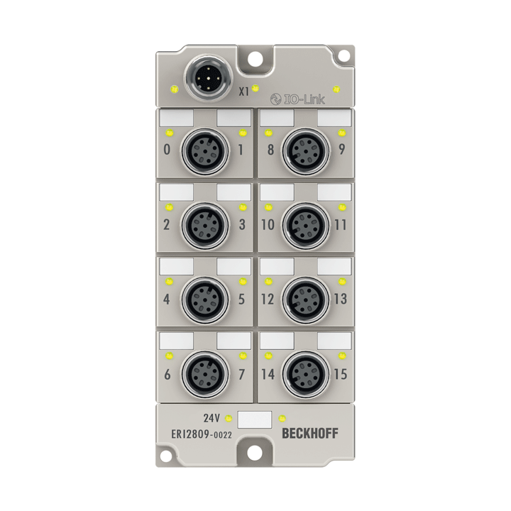 Beckhoff ERI2809-0022 IO-Link box, 16-channel digital output, 24 V DC, 05 A, M12, zinc die-cast Turkey