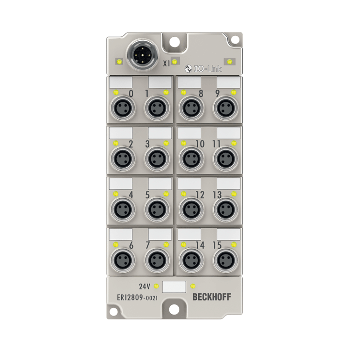 Beckhoff ERI2809-0021 IO-Link box, 16-channel digital output, 24 V DC, 05 A, M8, zinc die-cast Turkey