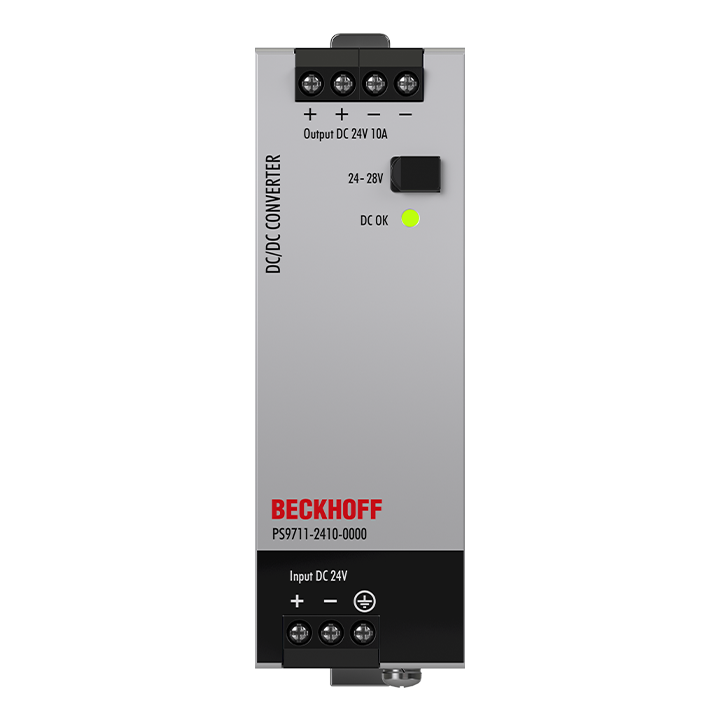Beckhoff PS9711-2410-0000 DC/DC converter PS9700; output: 24 V DC / 10 A; input: 18…35 V DCNew Turkey