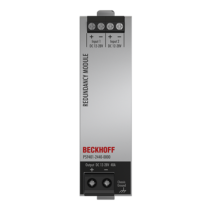 Beckhoff PS9401-2440-0000 MOSFET redundancy module PS9400; input: 12…28 V DC, 2 x 20 A; output: 12…28 V DC, 1 x 40 A Turkey