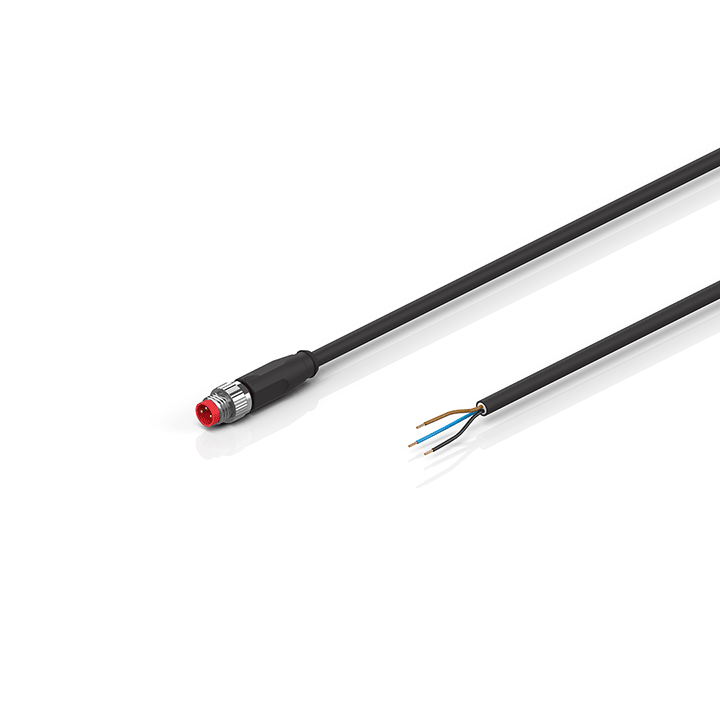Beckhoff ZK2000-2100-0xxx Sensor cable, PUR, 3 x 025 mm², drag-chain suitable Turkey