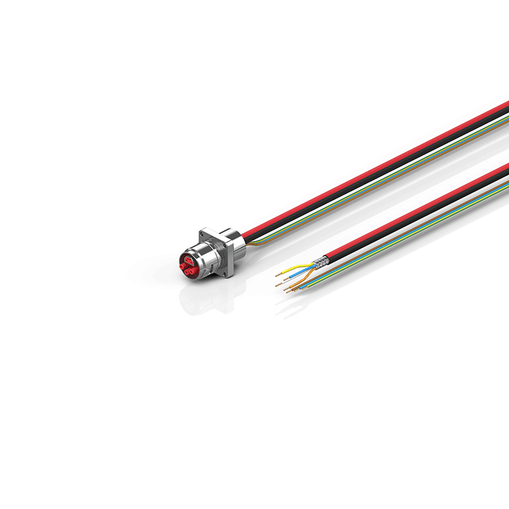 Beckhoff ZK7206-AG12-0xxx B17, ECP cable, PUR, 3 G 15 mm² + (1 x 4 x AWG22), drag chain suitable, key 1 (24 V DC) Turkey