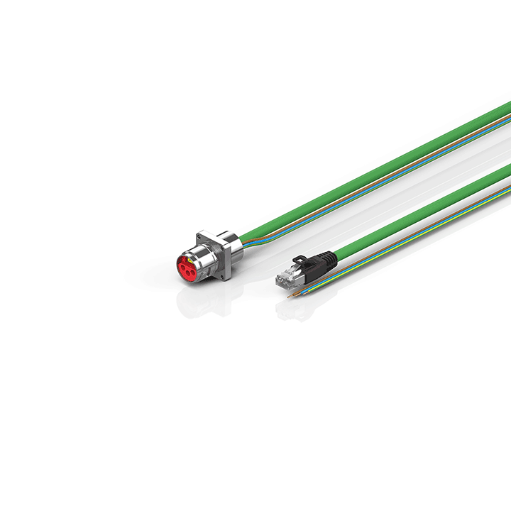 Beckhoff ZK7906-AH00-Axxx ENP cable, PUR, 3 G 15 mm² + (1 x 4 x AWG22), drag chain suitable, key 3 (user-defined voltage) Turkey