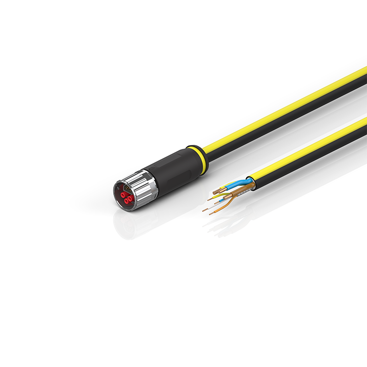 Beckhoff ZK7910-1900-Axxx B17, ENP cable, PUR, 3 G 25 mm² + (1 x 4 x AWG22), drag chain suitable, key 3 (user-defined voltage) Turkey