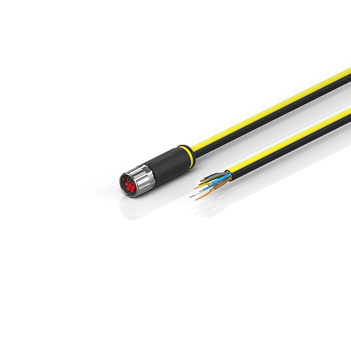 Beckhoff ZK7908-3100-Axxx B17, ENP cable, PUR, 5 G 15 mm² + (1 x 4 x AWG22), drag chain suitable, key 3 (user-defined voltage) Turkey