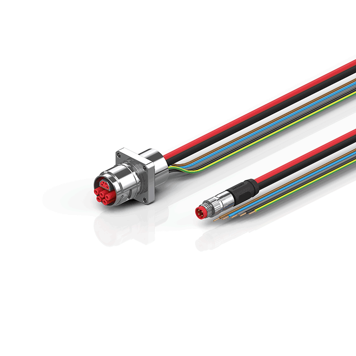 Beckhoff ZK7908-AS00-0xxx B17, ECP cable, PUR, 5 G 15 mm² + (1 x 4 x AWG22), drag chain suitable, key 3 (user-defined voltage) Turkey