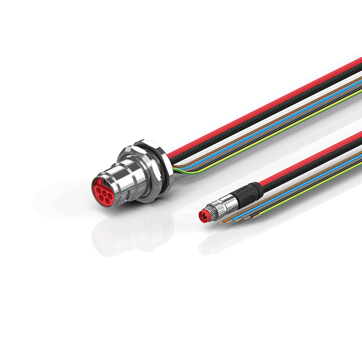Beckhoff ZK7908-BZ00-0xxx B17, ECP cable, PUR, 5 G 15 mm² + (1 x 4 x AWG22), drag chain suitable, key 3 (user-defined voltage) Turkey
