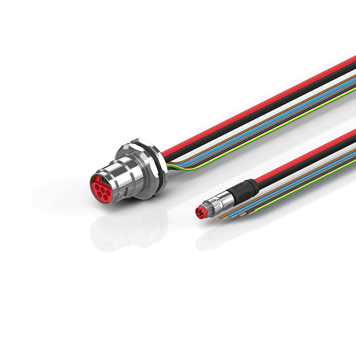 Beckhoff ZK7908-CB00-0xxx B17, ECP cable, PUR, 5 G 15 mm² + (1 x 4 x AWG22), drag chain suitable, key 3 (user-defined voltage) Turkey