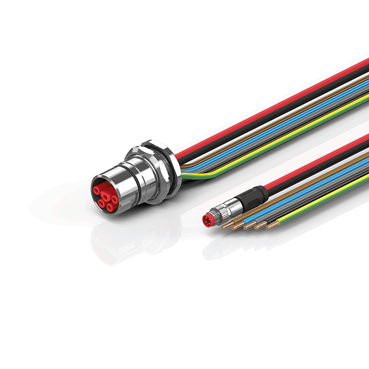 Beckhoff ZK7A14-BY00-0xxx B23, ECP cable, PUR, 5 G 40 mm² + (1 x 4 x AWG22), drag chain suitable, key 3 (user-defined voltage) Turkey