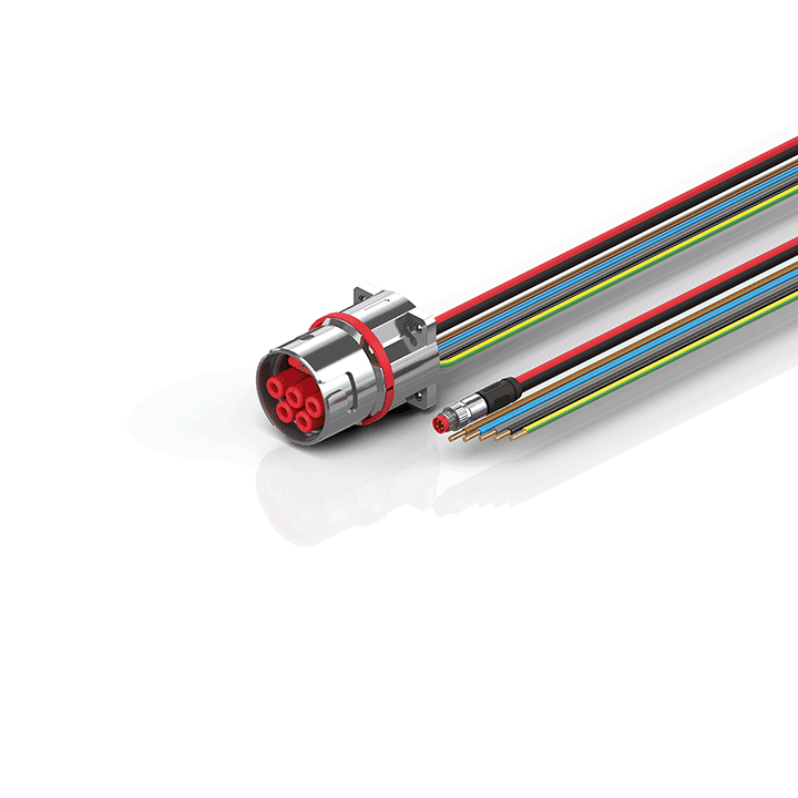 Beckhoff ZK7825-BX00-0xxx B40, ECP cable, PUR, 5 G 160 mm² + (1 x 4 x AWG22), drag chain suitable, key 2 (400 V AC) Turkey