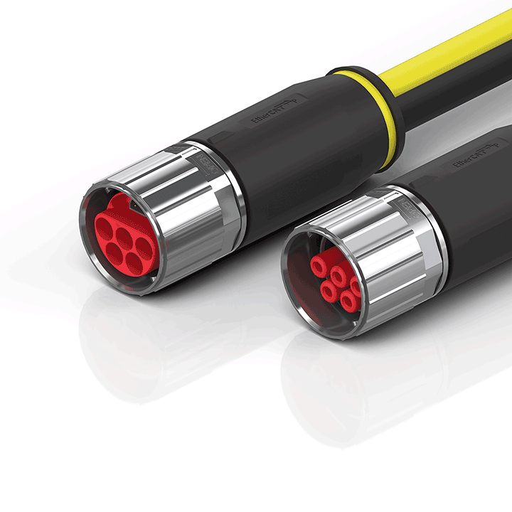 Beckhoff ZK7825-3031-Axxx B40, ECP cable, PUR, 5 G 160 mm² + (1 x 4 x AWG22), drag chain suitable, key 2 (400 V AC) Turkey