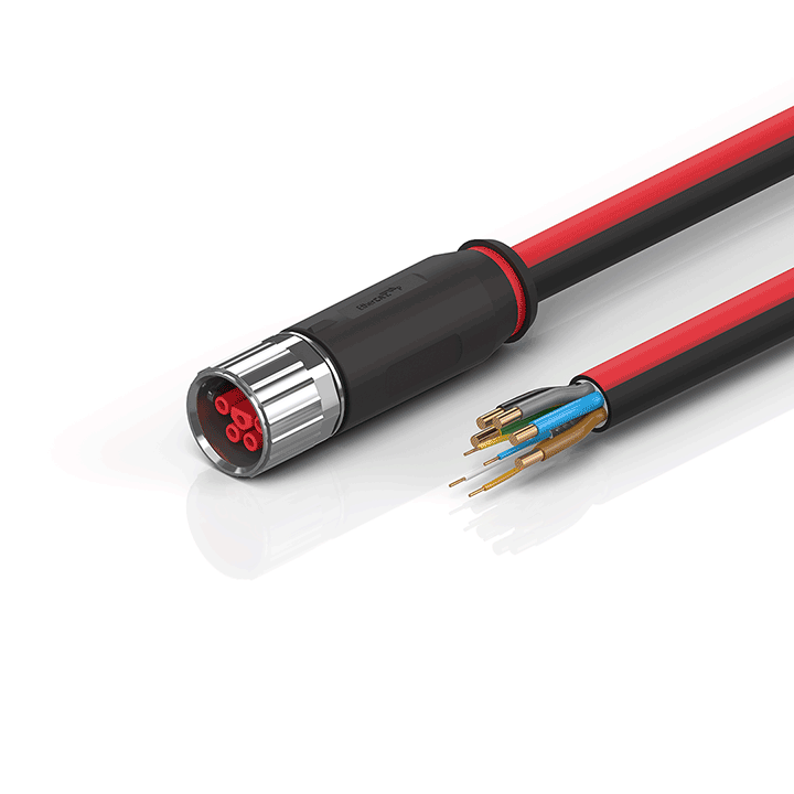 Beckhoff ZK7714-3100-0xxx B23, ECP cable, PUR, 5 G 40 mm² + (1 x 4 x AWG22), drag chain suitable, key 2 (400 V AC) Turkey