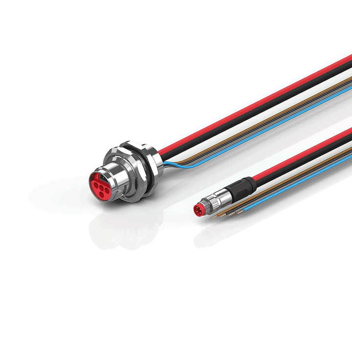 Beckhoff ZK7624-AP00-0xxx B17, ECP cable, PUR, 4 x 15 mm² + (1 x 4 x AWG22), drag chain suitable, key 2 (user-defined voltage) Turkey