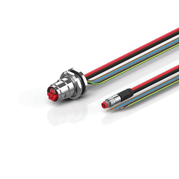 Beckhoff ZK7608-BY00-0xxx B17, ECP cable, PUR, 5 G 15 mm² + (1 x 4 x AWG22), drag chain suitable, key 2 (400 V AC) Turkey