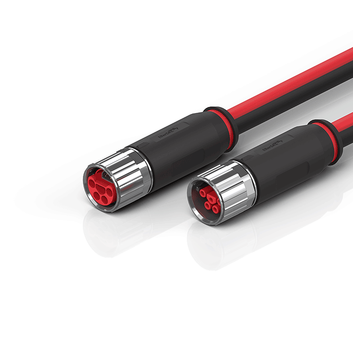 Beckhoff ZK7314-3031-0xxx B23, ECP cable, PUR, 5 G 40 mm² + (1 x 4 x AWG22), drag chain suitable, key 1 (2 x 24 V DC + PE) Turkey