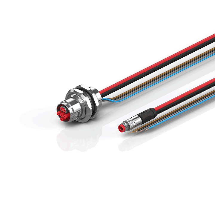 Beckhoff ZK7224-AO00-0xxx B17, ECP cable, PUR, 4 x 15 mm² + (1 x 4 x AWG22), drag chain suitable, key 1 (2 x 24 V DC) Turkey