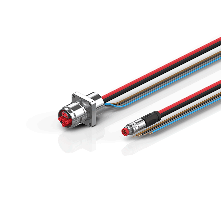 Beckhoff ZK7224-AM00-0xxx B17, ECP cable, PUR, 4 x 15 mm² + (1 x 4 x AWG22), drag chain suitable, key 1 (2 x 24 V DC) Turkey