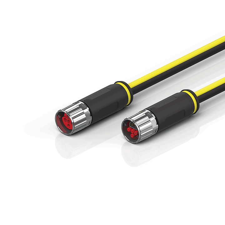 Beckhoff ZK7224-2425-Axxx B17, ENP cable, PUR, 4 x 15 mm² + (1 x 4 x AWG22), drag-chain suitable, key 1 (2 x 24 V DC) Turkey