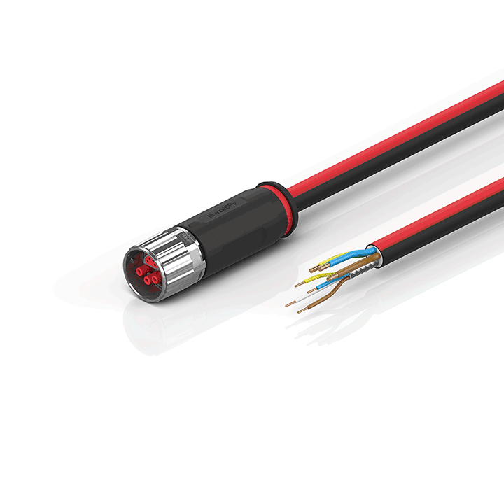 Beckhoff ZK7206-1900-0xxx B17, ECP cable, PUR, 3 G 15 mm² + (1 x 4 x AWG22), drag chain suitable, key 1 (24 V DC) Turkey