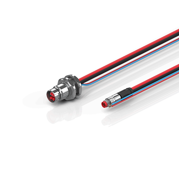 Beckhoff ZK7102-BI00-0xxx B12, ECP cable, PUR, 2 x 075 mm² + (1 x 4 x AWG22), drag chain suitable, key 1 (24 V DC) Turkey