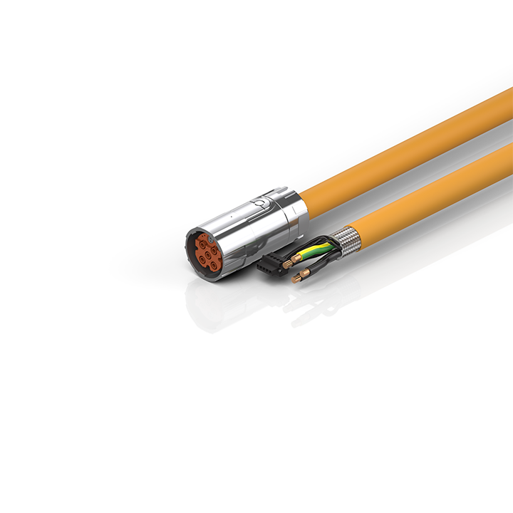 Beckhoff ZK4504-8027-xxxx Motor connection cable 10 mm² with M40 speedtec® plug, drag-chain suitable Turkey