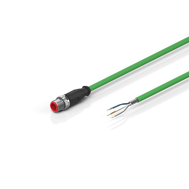 Beckhoff ZK4000-5100-2xxx Encoder connection cable 025 mm² with M12 plug, drag-chain suitable Turkey