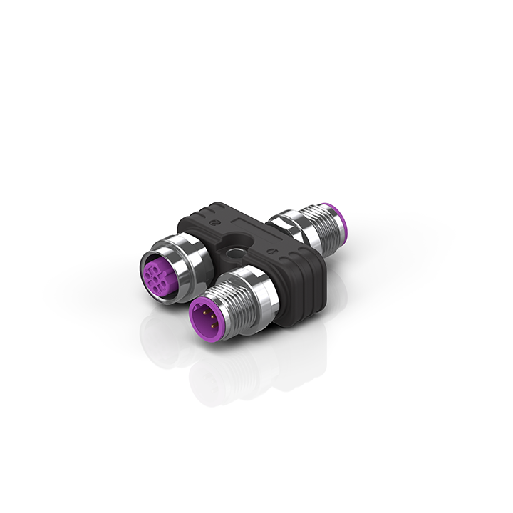 Beckhoff ZS1000-2600 Plug Y splitter for PROFIBUS, Modbus, RS485, IP67, shielded Turkey