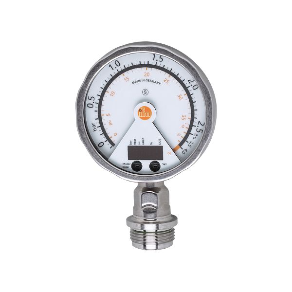 IFM PG-2,5-REA01-MFRKG/US/      /P Flush pressure sensor with analogue display Turkey