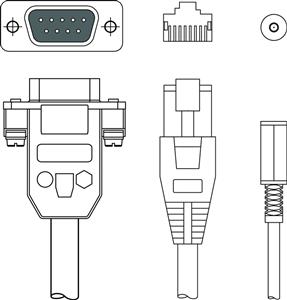 Leuze KDS CR-SUB-9A-RJ41-A-T0-024-C Interconnection cable Turkey