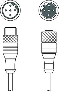 Leuze KB PB-10000-SBA Interconnection cable Turkey