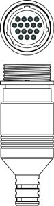 Leuze S U-M30-16A-M Connector