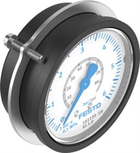 Festo FMAP-63-6-1/4-EN Flanged precision pressure gauge