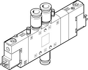 Festo CPE18-M1H-5/3ES-QS-8 Solenoid valve