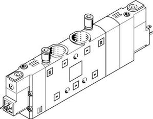 Festo CPE24-M3H-5/3BS-3/8 Solenoid valve