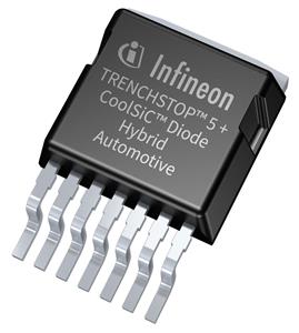 Infineon AIKBE50N65RF5 Automotive Silicon-carbide (SiC) Hybrid Discrete 650 V in D2PAK-7L