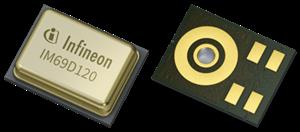 Infineon IM69D120 High performance digital XENSIV™  MEMS microphone
