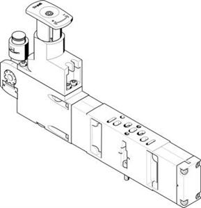 Festo VABF-S3-2-R7C2-C-10 Regulator plate