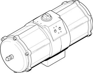 Festo DAPS-3840-090-R-F16 Semi-rotary drive