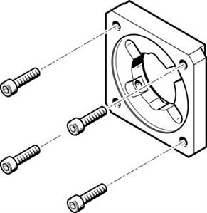 Festo EAMF-A-38A-70A Motor flange