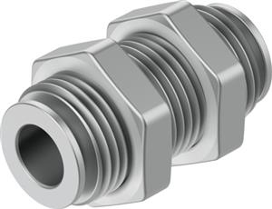 Festo NPQM-H-Q8-E-P10 Push-in bulkhead connector