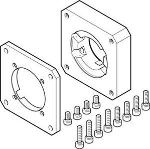 Festo EAMF-A-80A-120G Motor flange