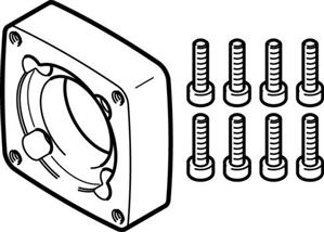 Festo EAMF-A-28B-40P Motor flange