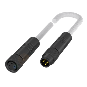 Balluff BCC W313-W313-30-300-FW9334-003 Double-ended cordsets