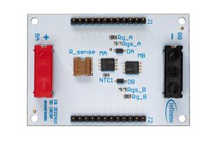 Infineon EB 2ED2410 3D 1BCSP EiceDRIVER™ APD 2ED2410-EM - 24 V evaluation MOSFET daughterboard, common source, pre-charging