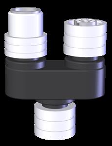 Euchner AC-YD-SBB-097627 Y-distributor M12 without IO-Link evaluation
