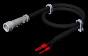 Euchner C-M08F03-02X025PV10,0-ES-077767 Connecting cable with plug connector M8, 3-pin, 10 m