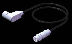 Euchner C-M12F05-05X025PU10,0-M12M05-115566 M12 extension PUR, 5-pin, plug connectors at both ends, 10 m